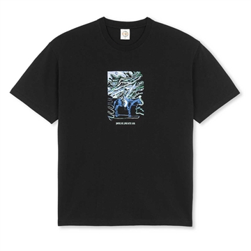 Polar Skate Co. T-shirt Rider Black